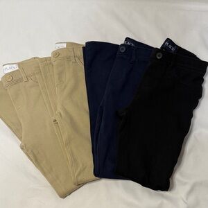 The Children's Place Girls' Ponte Knit Pull on Jeggings bundle of 4